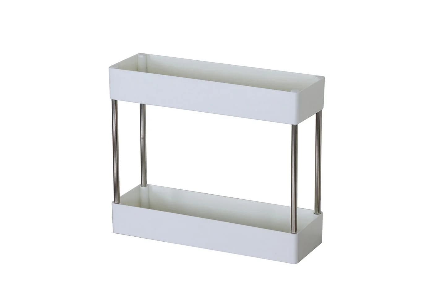 HTI-Living Küchenregal Standregal Weiß 2 Ablagen Modern - Bild 4