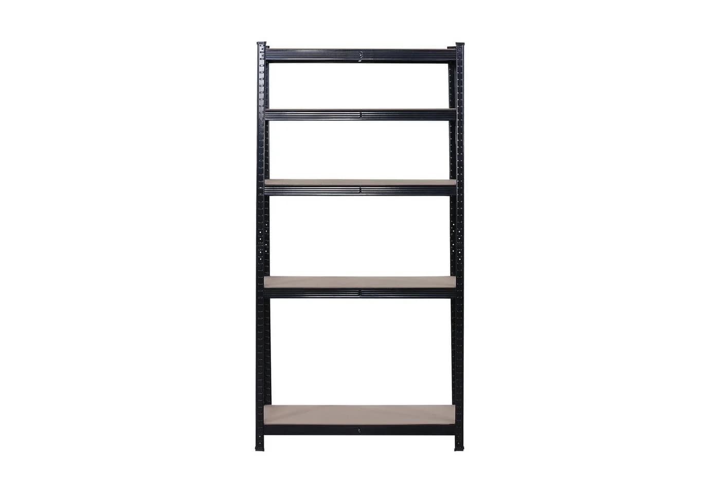 HTI-Living Mehrzweckregal Schwarz 5 Böden Stahl - Bild 4