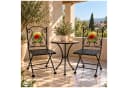 HTI-Living Gartenstuhl 2er Set Celia klappbar Schwarz Mohnblume Bild 1