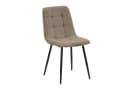 HTI-Living Esszimmerstuhl Mesa Cordstoff Beige mit schwarzen Metallbeinen Bild 1