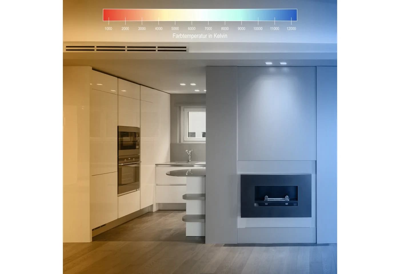 Hexim LED Stripe COB Warmweiß 2M Dimmbar - Bild 4