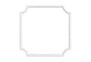 Hexim Zierleiste 2m Weiß HDPS Styropor Stuck Bild 3