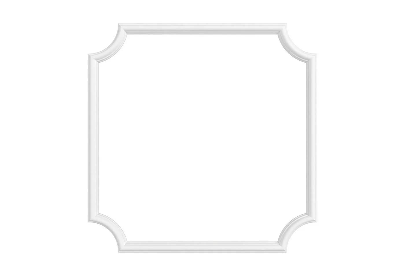 Hexim Zierleiste 2m Weiß HDPS Styropor Stuck - Bild 3