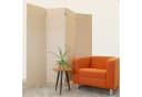 Hexim Raumteiler Paravent 180x180 cm Klappbar Beige Bild 1