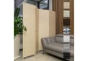 Hexim Raumteiler Paravent 180x180 cm Klappbar Beige Bild 2