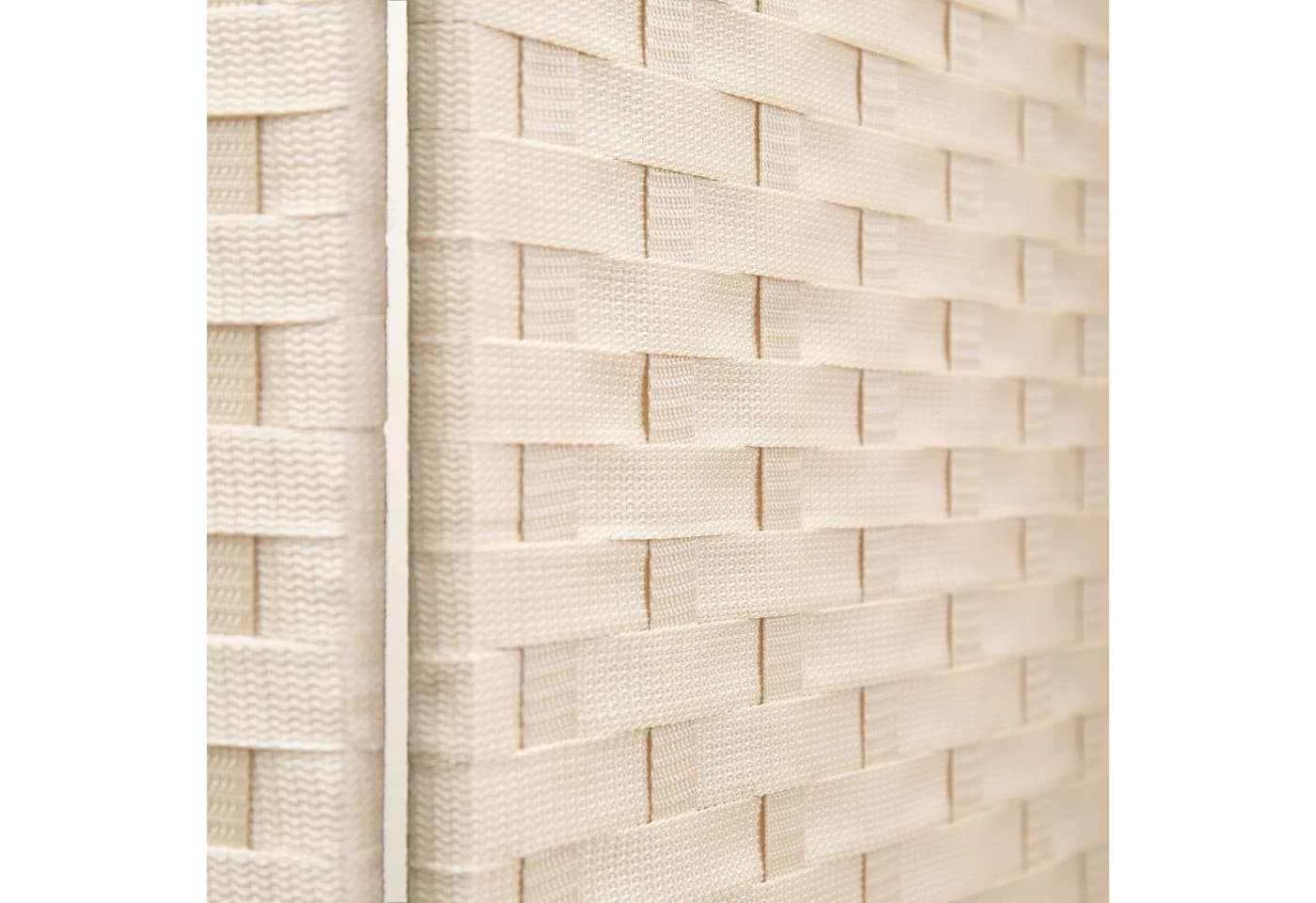 Hexim Raumteiler Paravent 180x180 cm Klappbar Beige - Bild 3
