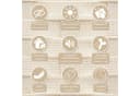 Hexim Raumteiler Paravent 180x180 cm Klappbar Beige Bild 5