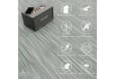 Hexim Vinylboden, Vinyldielen 0,97m² selbstklebend PVC Wandverkleidung Bodenbelag Holzoptik 91x15cm Paneele für Wand & Boden Holzdielen grau Bild 3