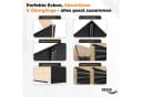 Hexim Fassadenverkleidung Anthrazit PVC-U 24 Paneele Bild 4