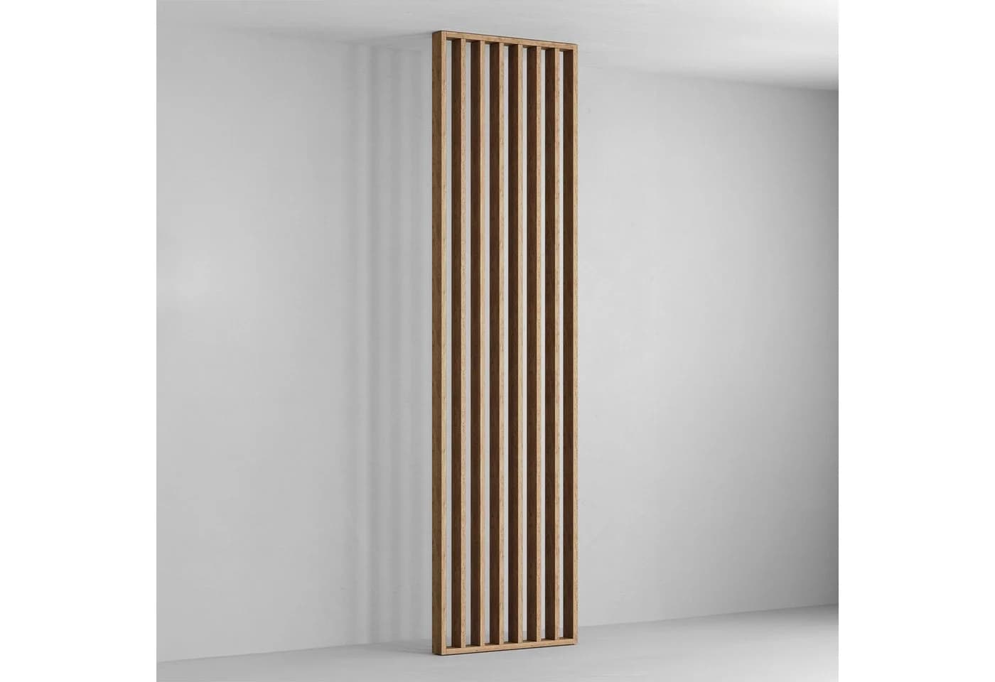 Hexim Lamellenwand Raumteiler Freistehend MDF Saragossa Eiche - Bild 2