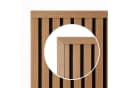 Hexim Abschlussleiste Teak für Akustikpaneele Wanddeko Bild 4