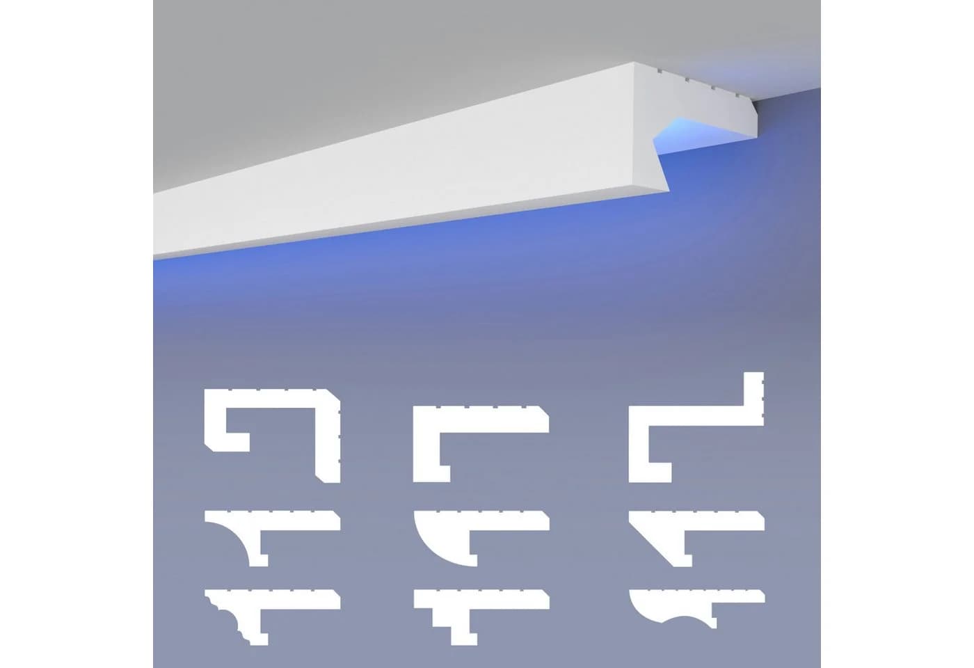 HEXIMO LED Stuckleisten 20,4 Meter - Bild 2