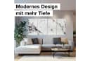 Hexim Wandpaneel Marmoroptik 4er-Set SPC Kunststoff Bild 5