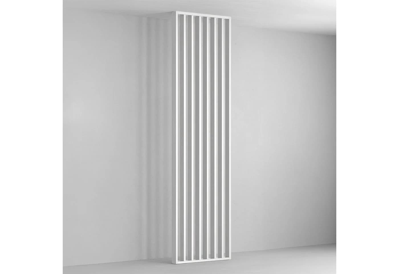 Hexim Lamellenwand Raumteiler Weiß Modern Freistehend - Bild 2