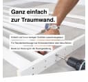 Hexim Lamellenwand Raumteiler Weiß Modern Freistehend Bild 5