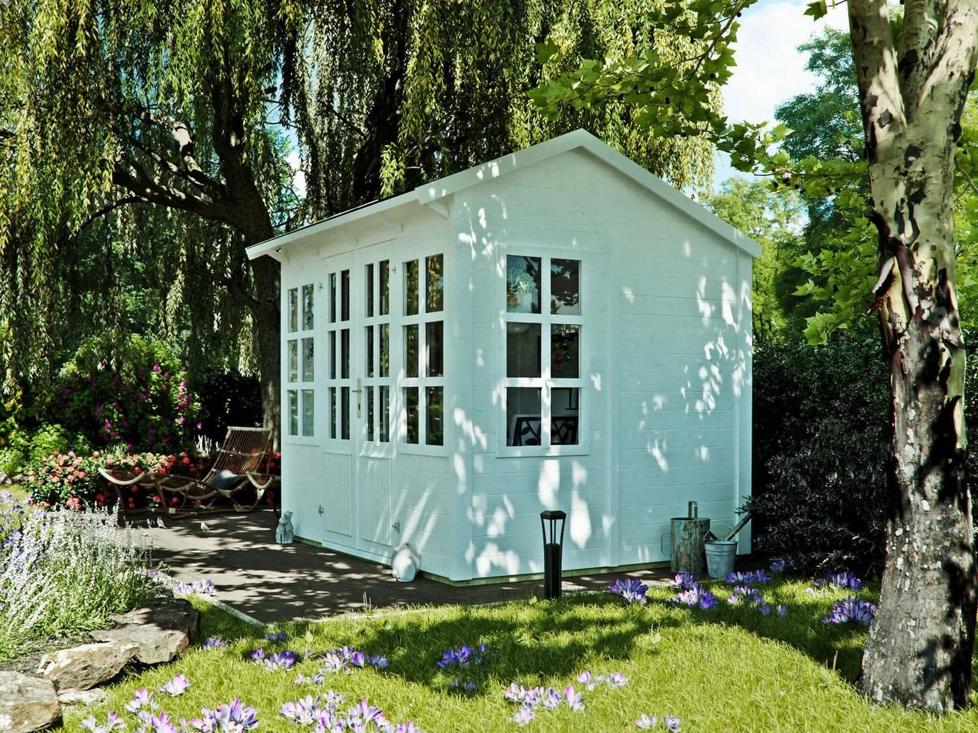 Fjordholz Gerätehaus Canterbury 19mm Massivholz