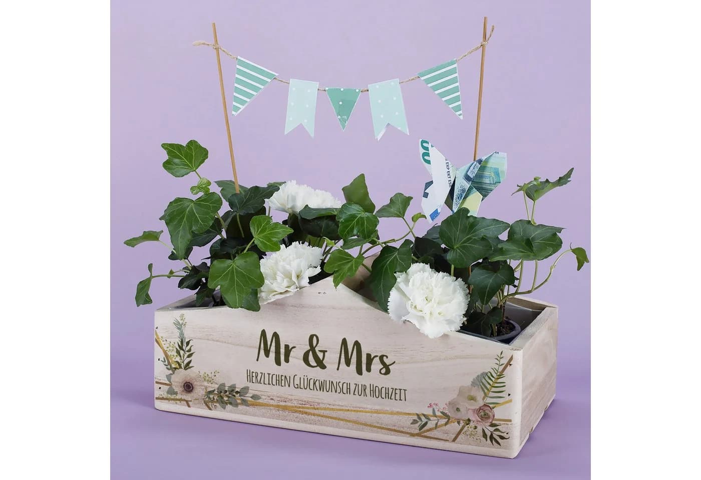 Dekorative Holz-Geschenkbox für Hochzeiten und DIY-Projekte