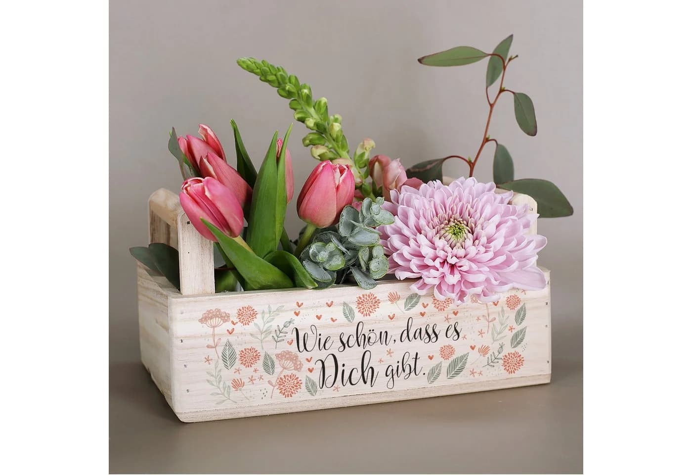 Herz & Heim Geschenkbox Holz Wie schön, dass es Dich gibt - Bild 3