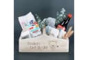 Striefchen Geschenkbox zur Geburt mit Teddy Motiv graviert Bild 1