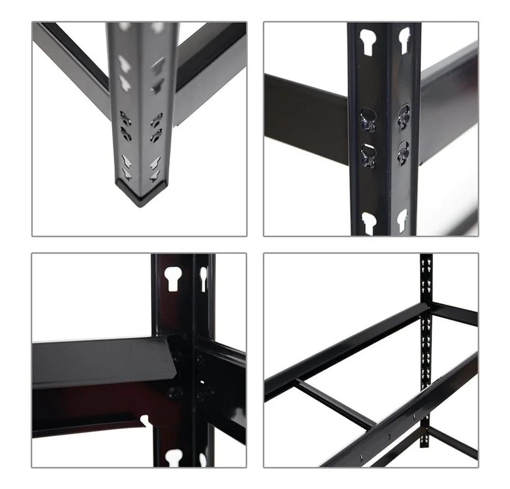 PROREGAL® Schwerlastregal TIGER XL 900kg für 18-21 Reifen Schwarz - Bild 4