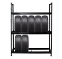 PROREGAL® Schwerlastregal TIGER XL 900kg für 18-21 Reifen Schwarz Bild 5
