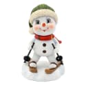Dekohelden24 Dekofigur Schneekinder 3er Set Kunstharz Weiß Bild 1