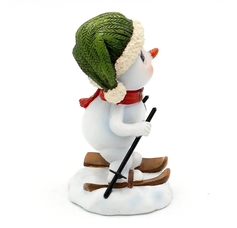 Dekohelden24 Dekofigur Schneekinder 3er Set Kunstharz Weiß - Bild 4