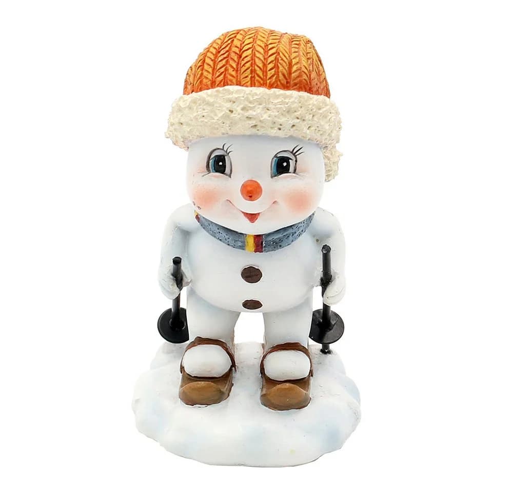 Dekohelden24 Dekofigur Schneekinder 3er Set Kunstharz Weiß - Bild 5