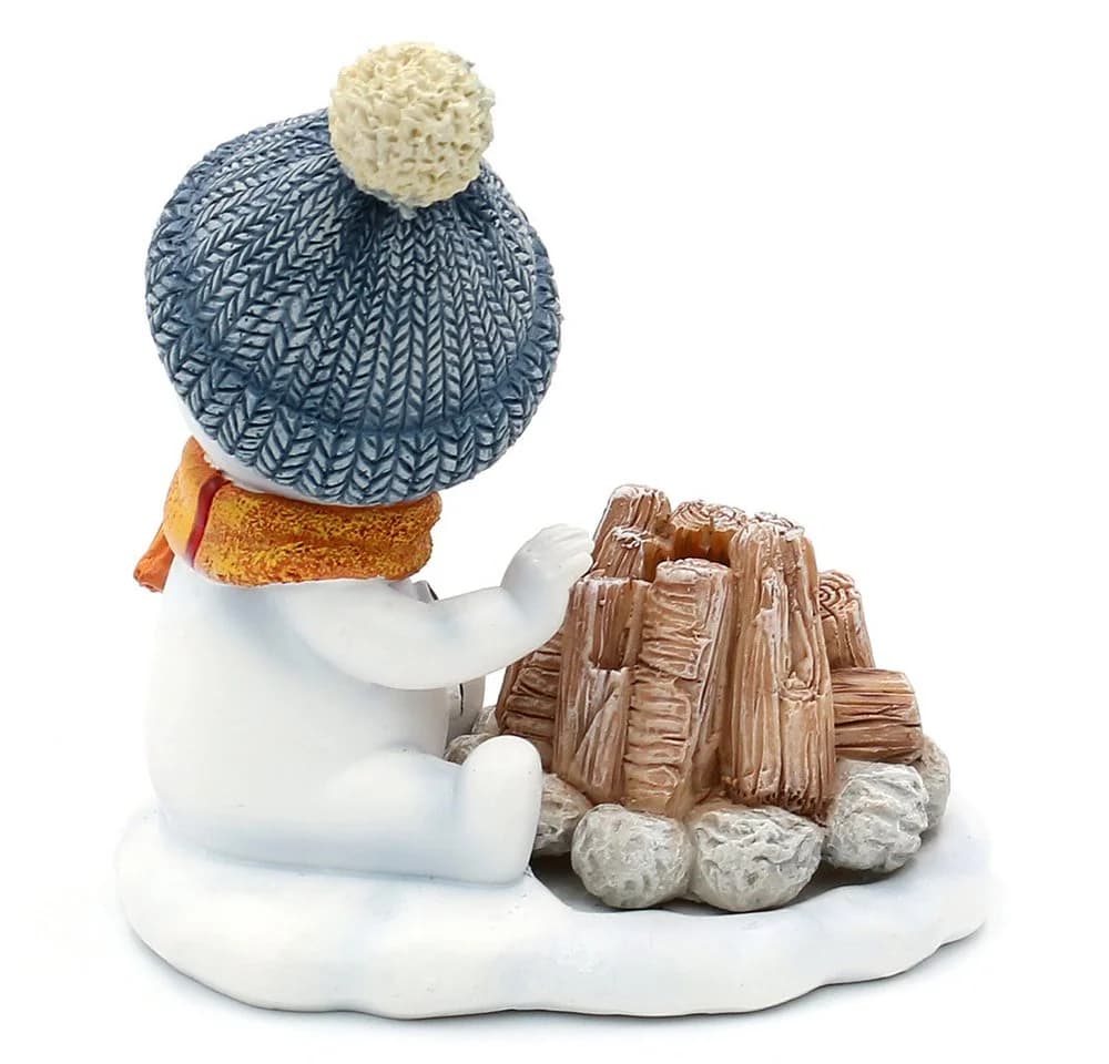 Dekohelden24 Räucherschneemann am Lagerfeuer mit Räucherfunktion - Bild 3