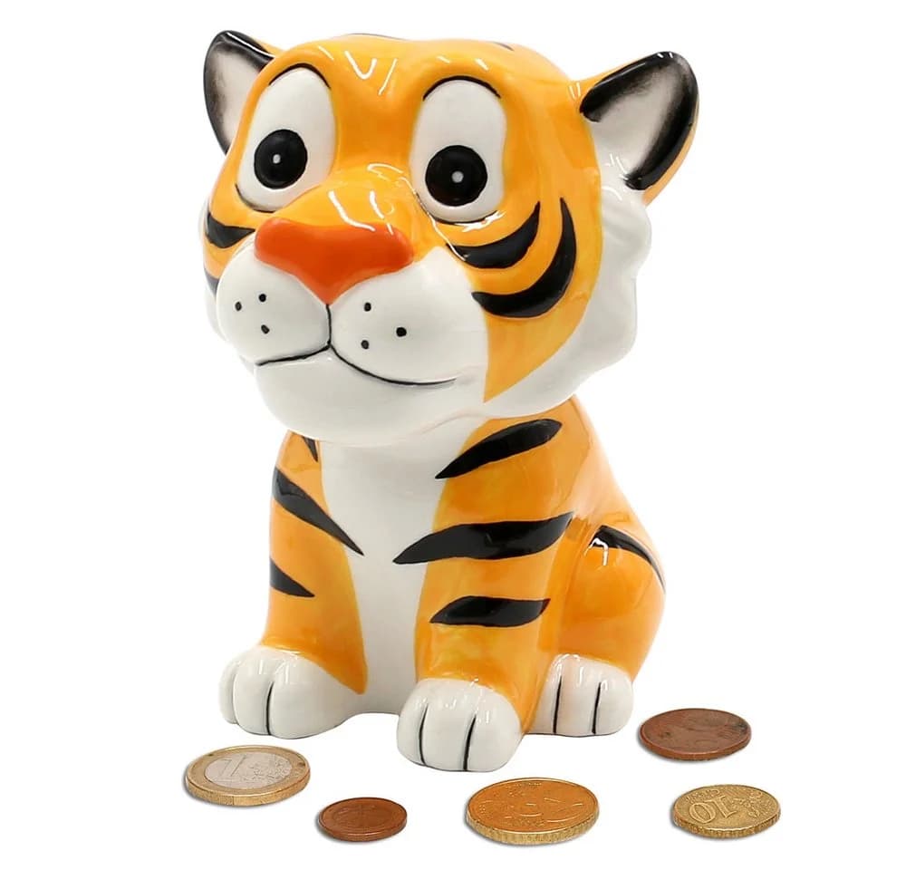Dekohelden24 Spardose Kinderspardose Keramik Tiger 1-tlg. - Bild 2
