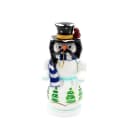 Dekohelden24 Räuchermännchen Schneemann Opa Detailreich Bemalt Bild 2