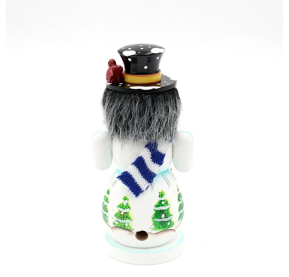 Dekohelden24 Räuchermännchen Schneemann Opa Detailreich Bemalt - Bild 3