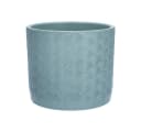 INNA-Glas Blumentopf FERDINANTA Keramik Hellblau mit Muster Bild 2