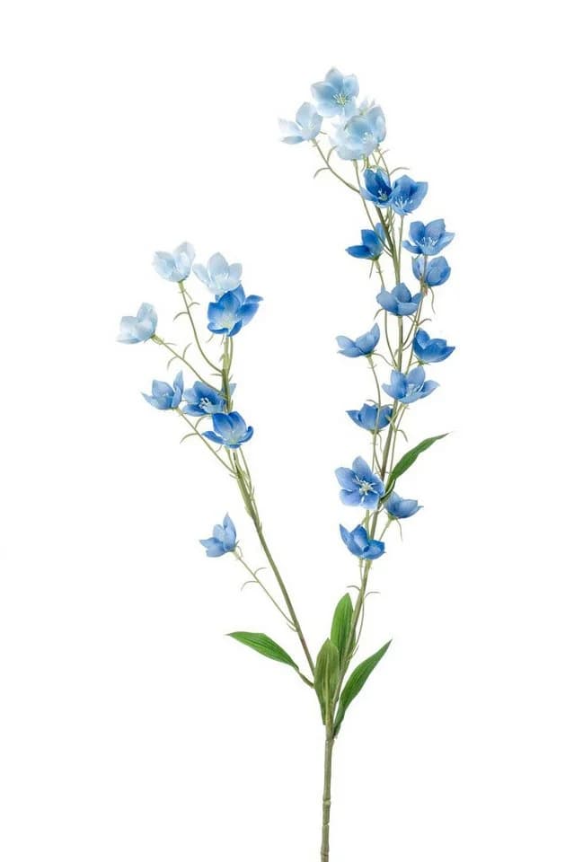 artplants Kunstzweig Butterblume Blau 90 cm