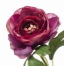 Kunstzweig Ranunkel Florance Dunkelviolett Kunstpflanze 45 cm Bild 1