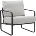 CLP Lounger Manea Relaxsessel mit Metallgestell Kunstleder oder Stoff Bild 1
