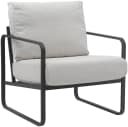 CLP Lounger Manea Relaxsessel mit Metallgestell Kunstleder oder Stoff Bild 3