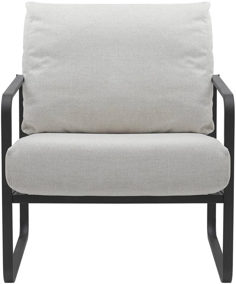 CLP Lounger Manea Relaxsessel mit Metallgestell Kunstleder oder Stoff - Bild 4