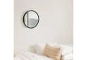CLP Wandspiegel Elsie Rund Metallrahmen Modern Schwarz Bild 3