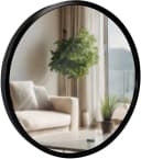CLP Wandspiegel Elsie Rund Metallrahmen Modern Schwarz Bild 4