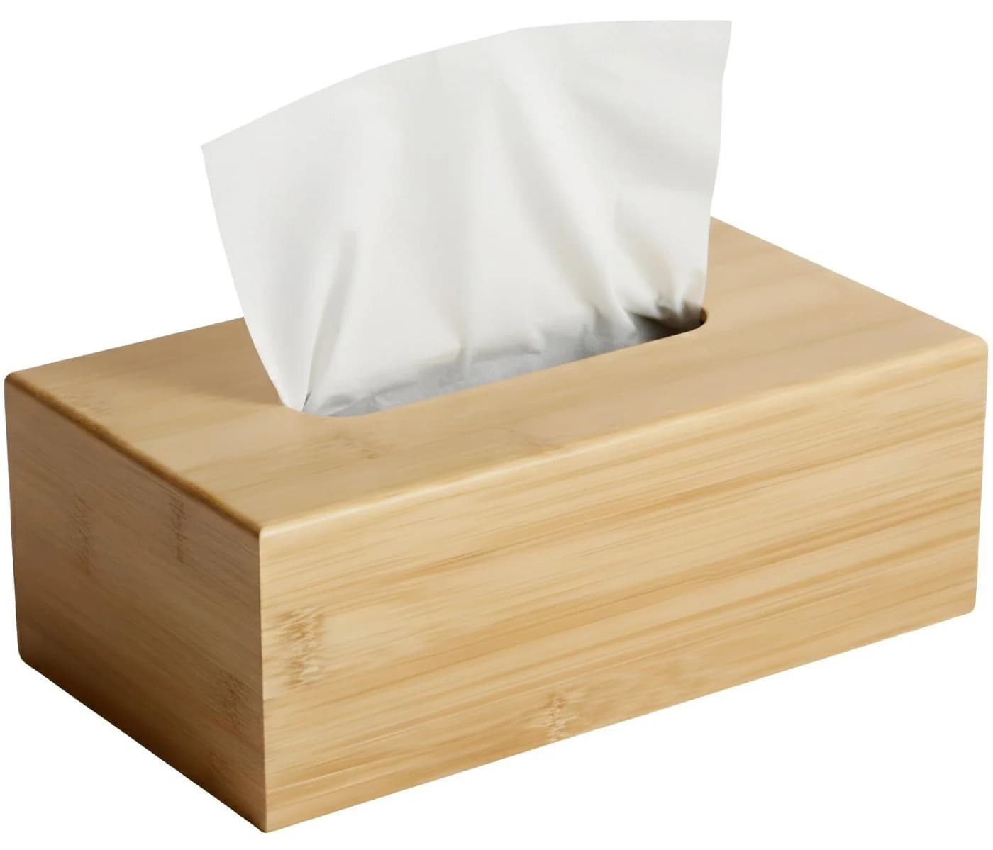 CLP Aufbewahrungsbox Kalmia Bambus Kosmetik Taschentücher - Bild 2