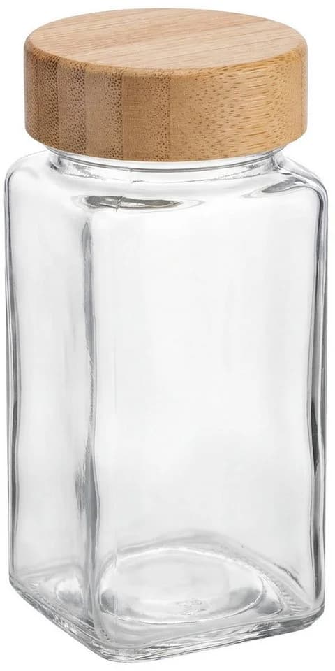 CLP Gewürzglas-Set 24er, 120ml, Glas mit Holzdeckel, inkl. Zubehör - Bild 4