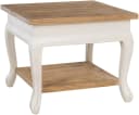 CLP Couchtisch Thordis massiv Mindiholz Shabby Chic weiß Bild 2