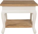 CLP Couchtisch Thordis massiv Mindiholz Shabby Chic weiß Bild 4