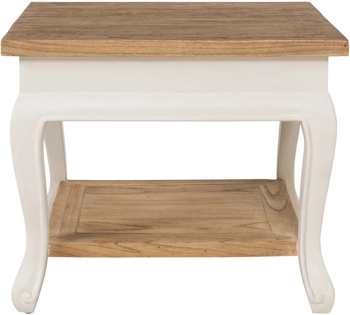 CLP Couchtisch Thordis massiv Mindiholz Shabby Chic weiß - Bild 4