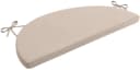 CLP Dekokissen Rosie Halbrund Bankauflage Beige Bild 2
