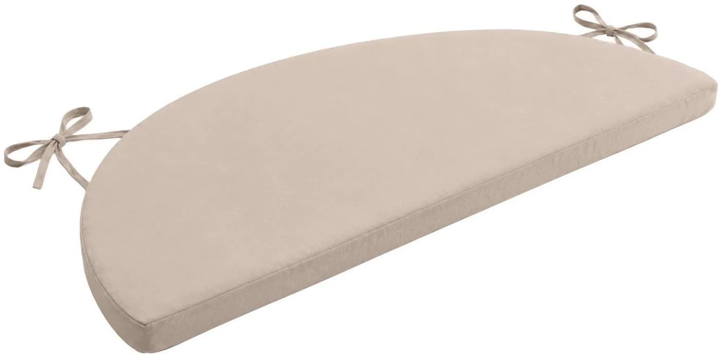 CLP Dekokissen Rosie Halbrund Bankauflage Beige - Bild 2