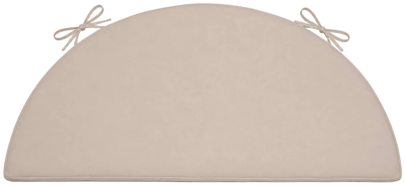 CLP Dekokissen Rosie Halbrund Bankauflage Beige - Bild 4