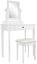 CLP Schminktisch Set Velia mit Hocker und Spiegel Bild 2
