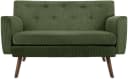 CLP Sofa Kioni Cordbezug 2-Sitzer Kautschukholz Bild 5